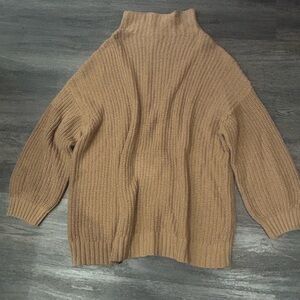 American Eagle Outfitters Brown Turtleneck Sweater